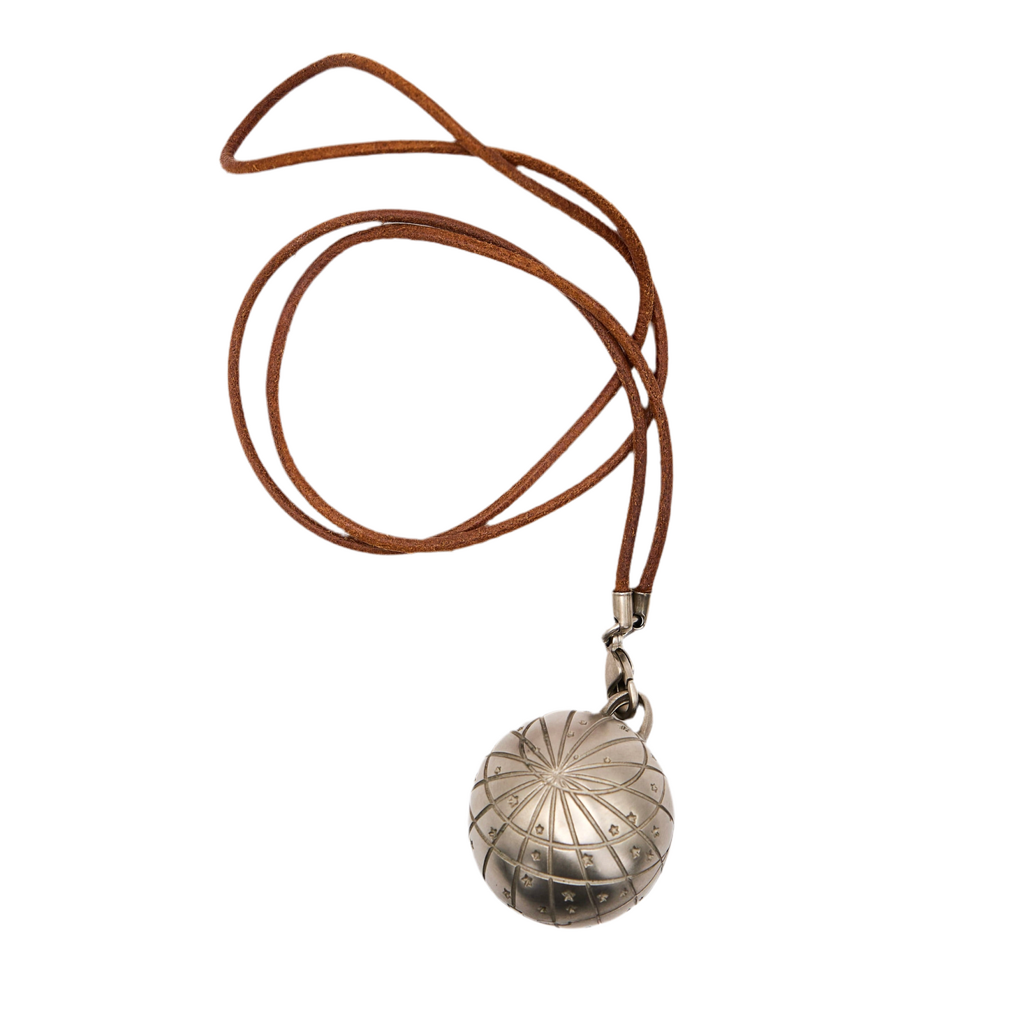 Hermes | Zodiac Globe Necklace Silver steel