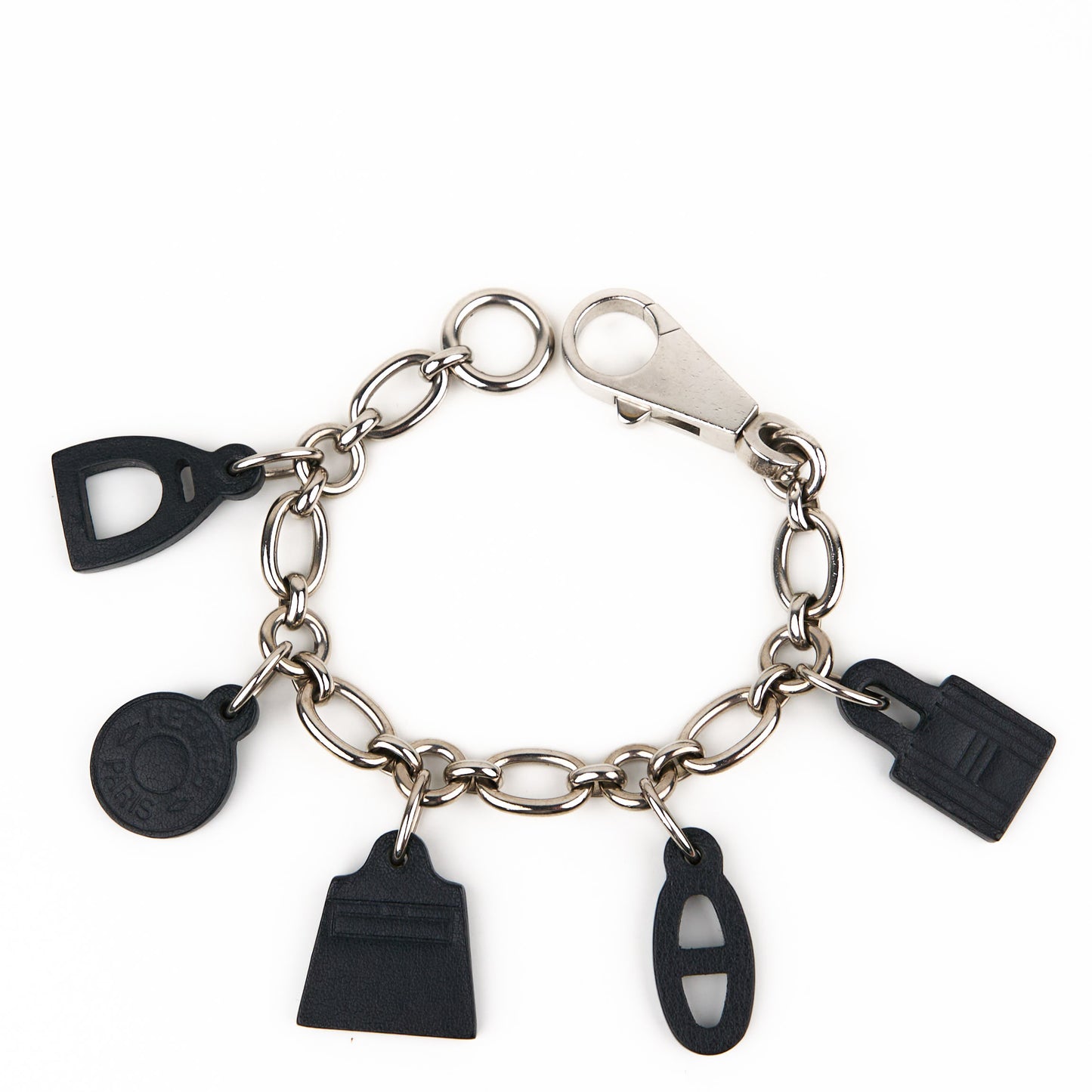 Hermes |Breloque Olga Bag Charm Barenia Black