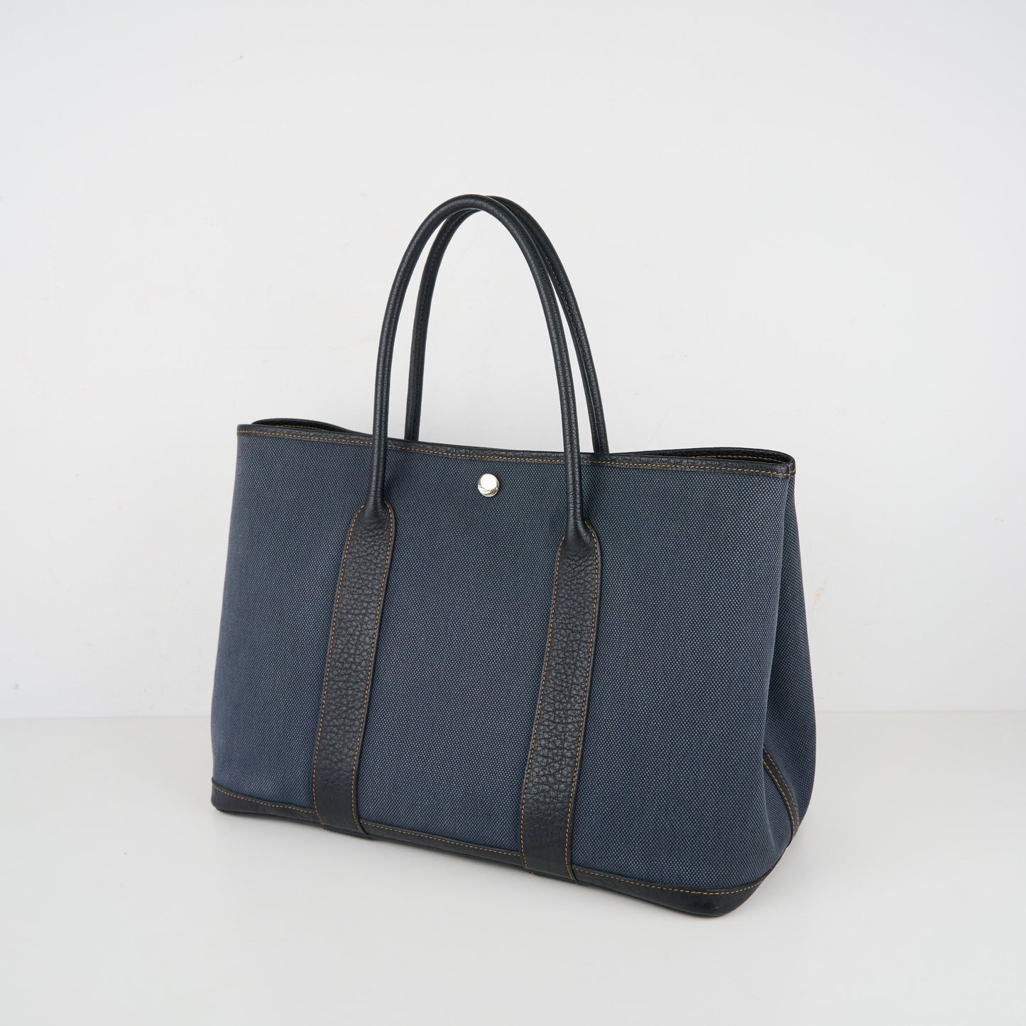 Hermes| Garden Party PM Handbag Denim Toile 2012