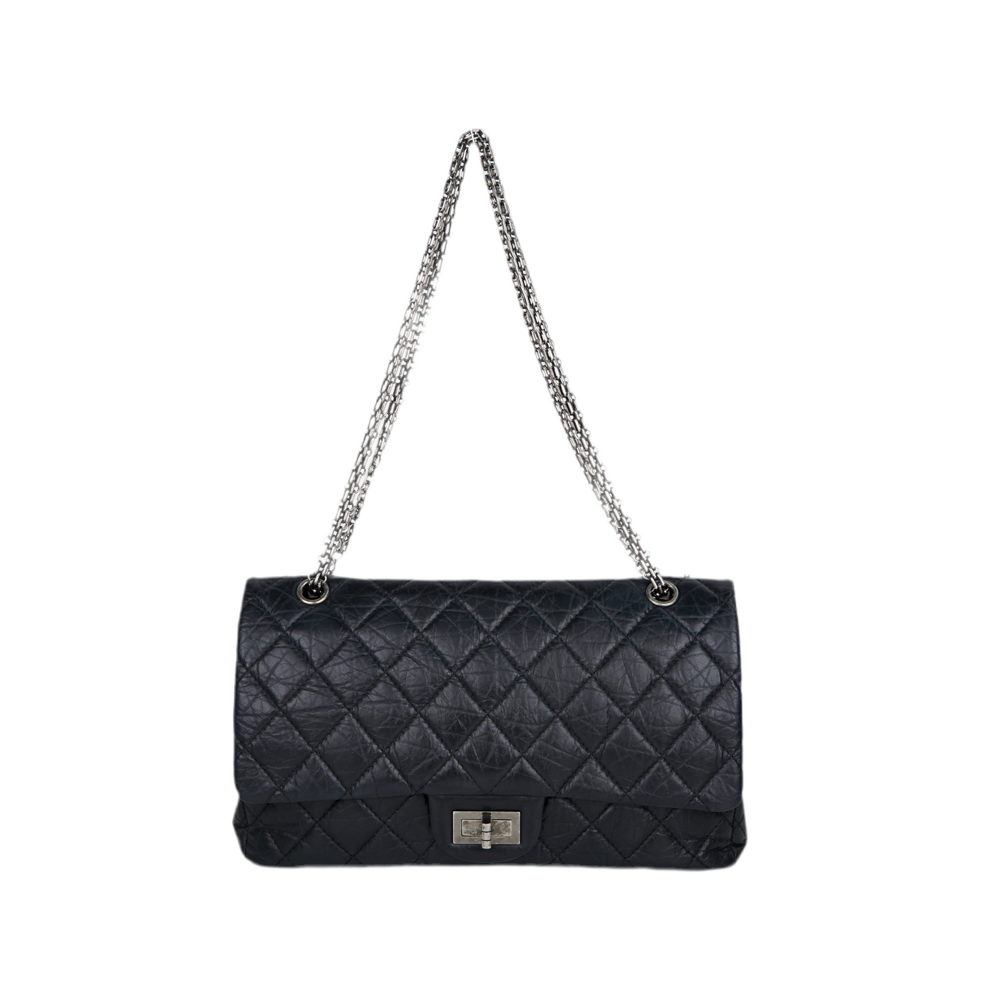Chanel |2.55 Chain Shoulder Bag Black 20xxxxxx