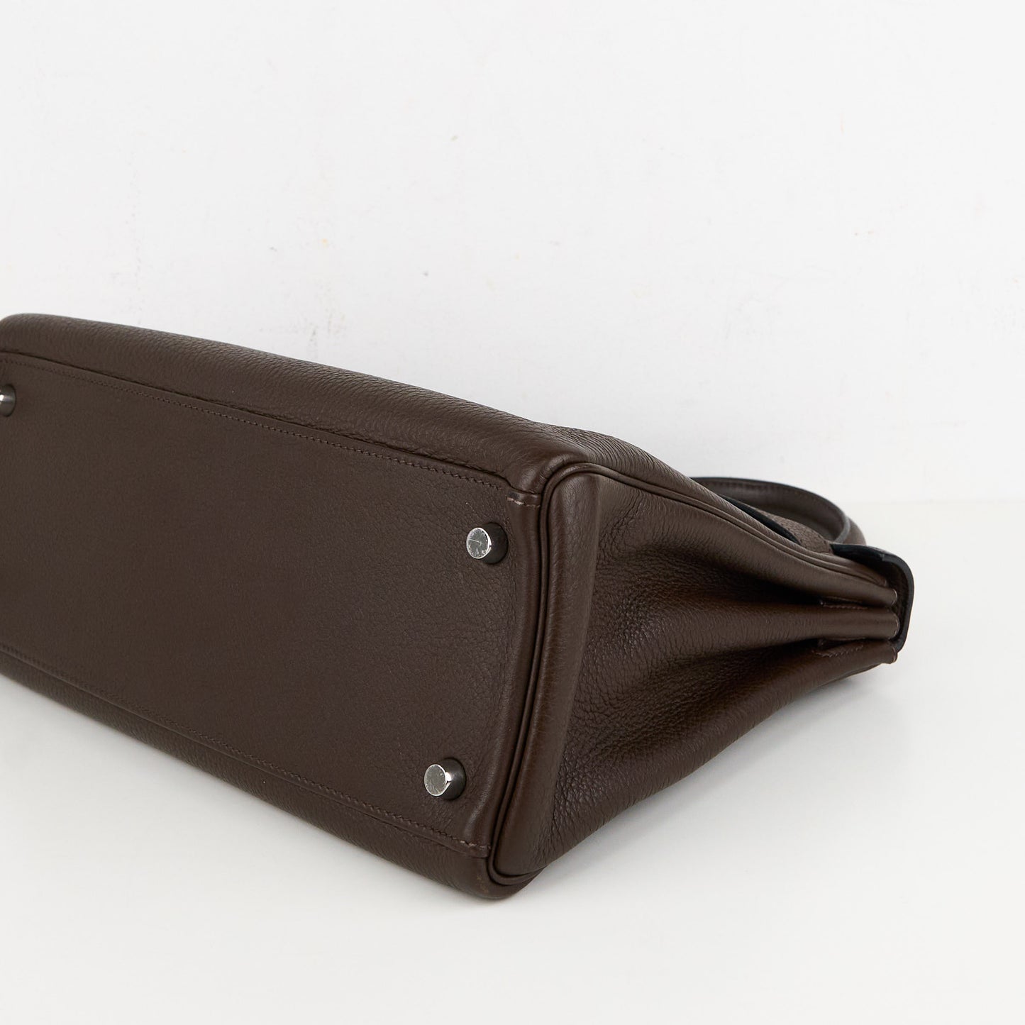 Hermes| Kelly 28 Handbag Togo Chocolate 2007