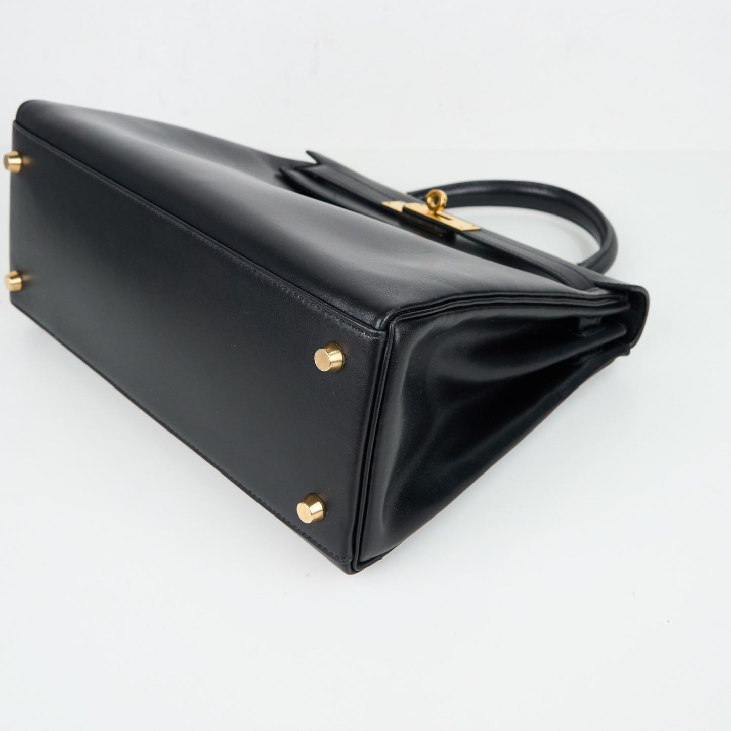 Hermes| Kelly 28 Black box calf Handbag 1994