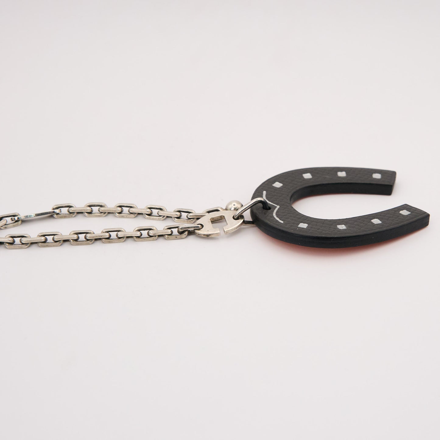 Hermes | S925 Chain Bag Charm Horse shoe