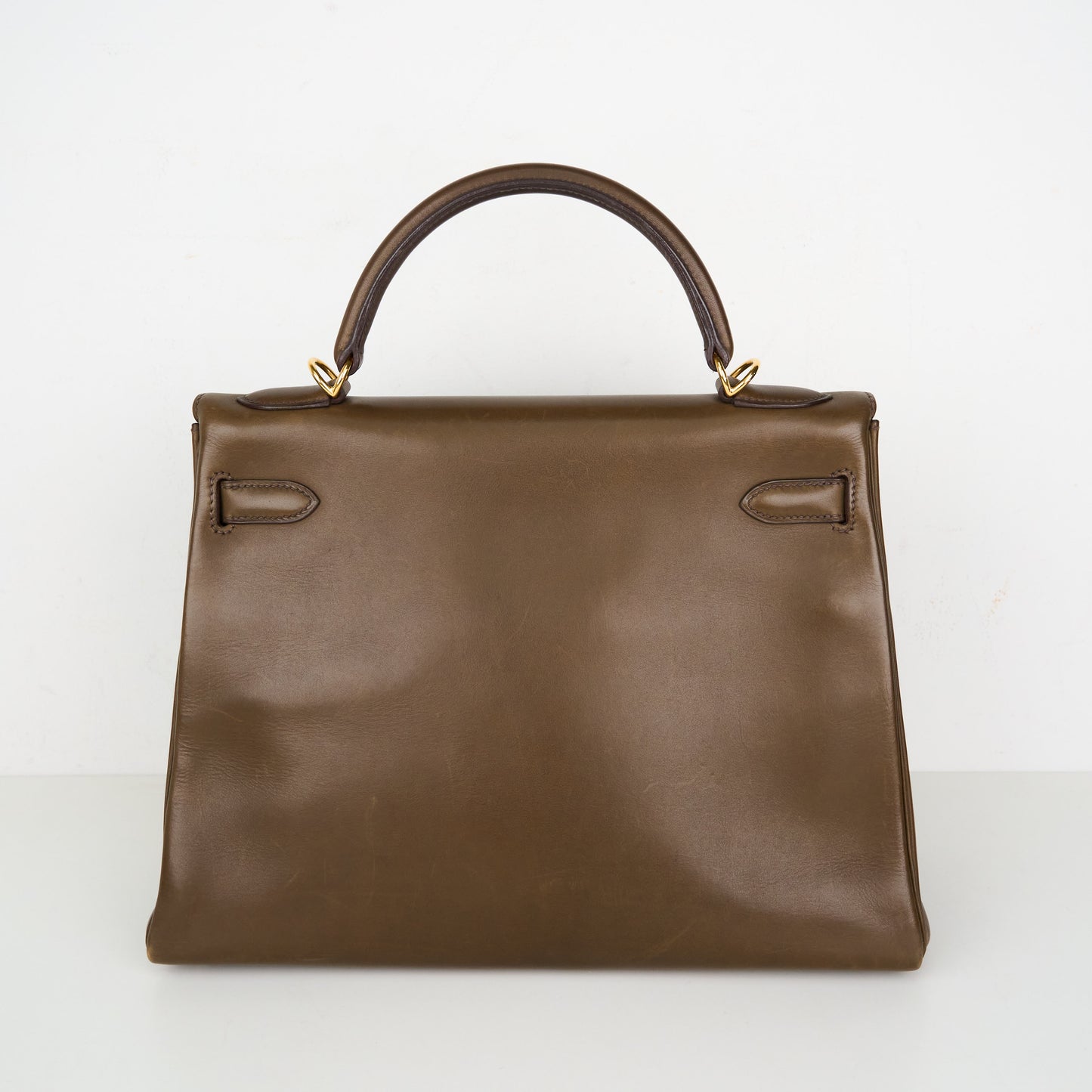 Hermes| Kelly 32 Handbag Barenia Vert Olive 2001
