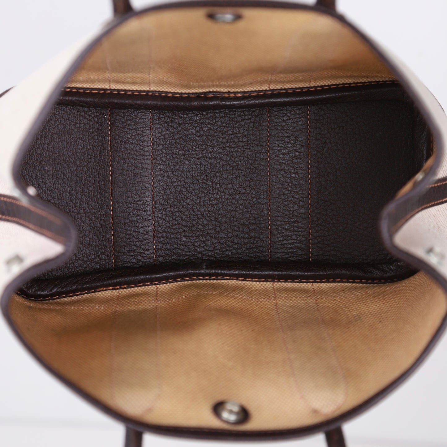 Hermes| Garden Party TTPM Handbag Buffalo/Toile 2005