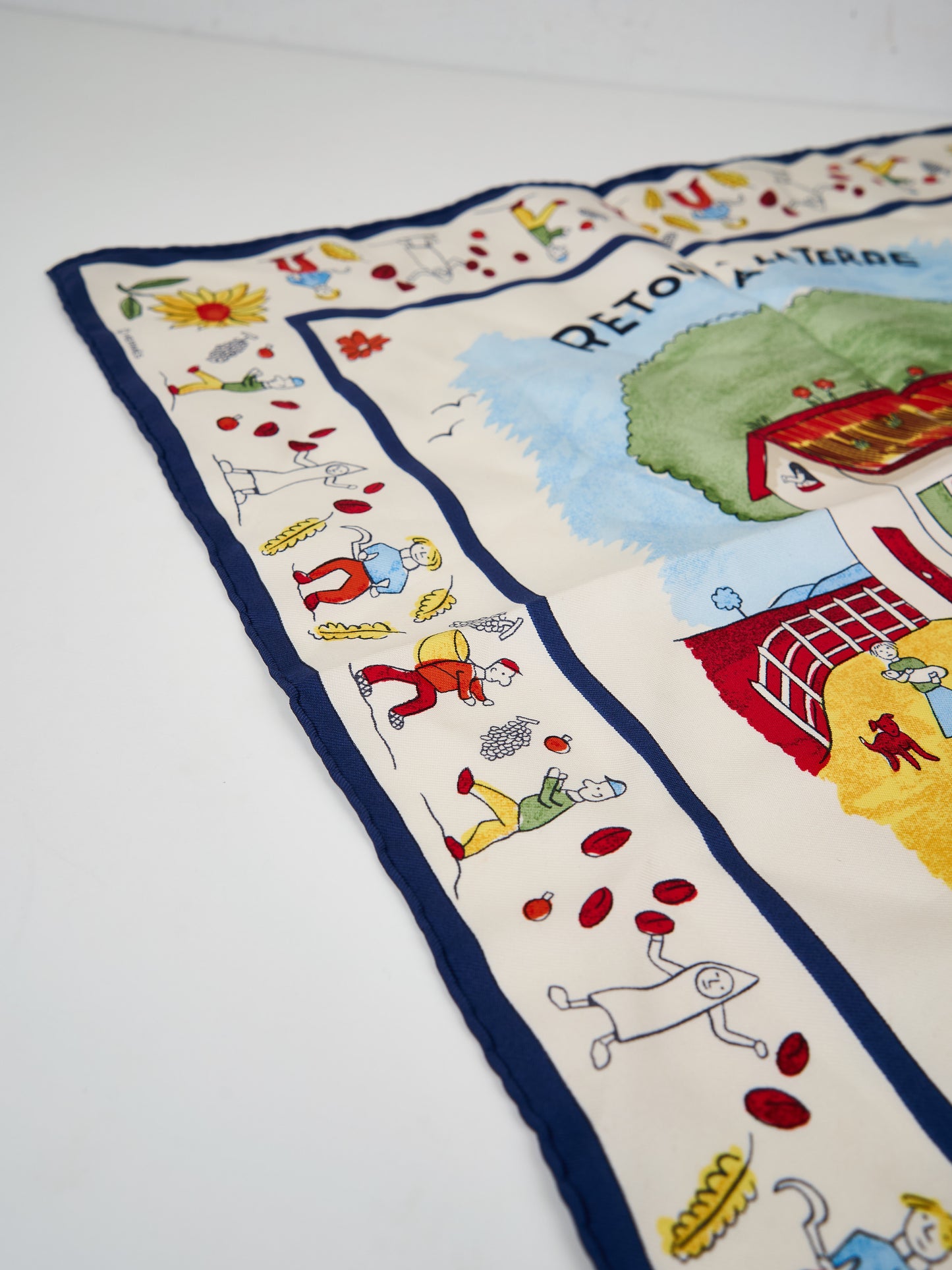 Hermes | Silk Scarf Carre 45 Retour A La Terre
