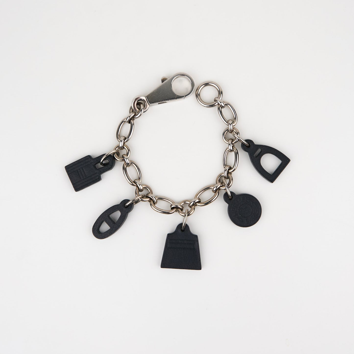 Hermes |Breloque Olga Bag Charm Barenia Black