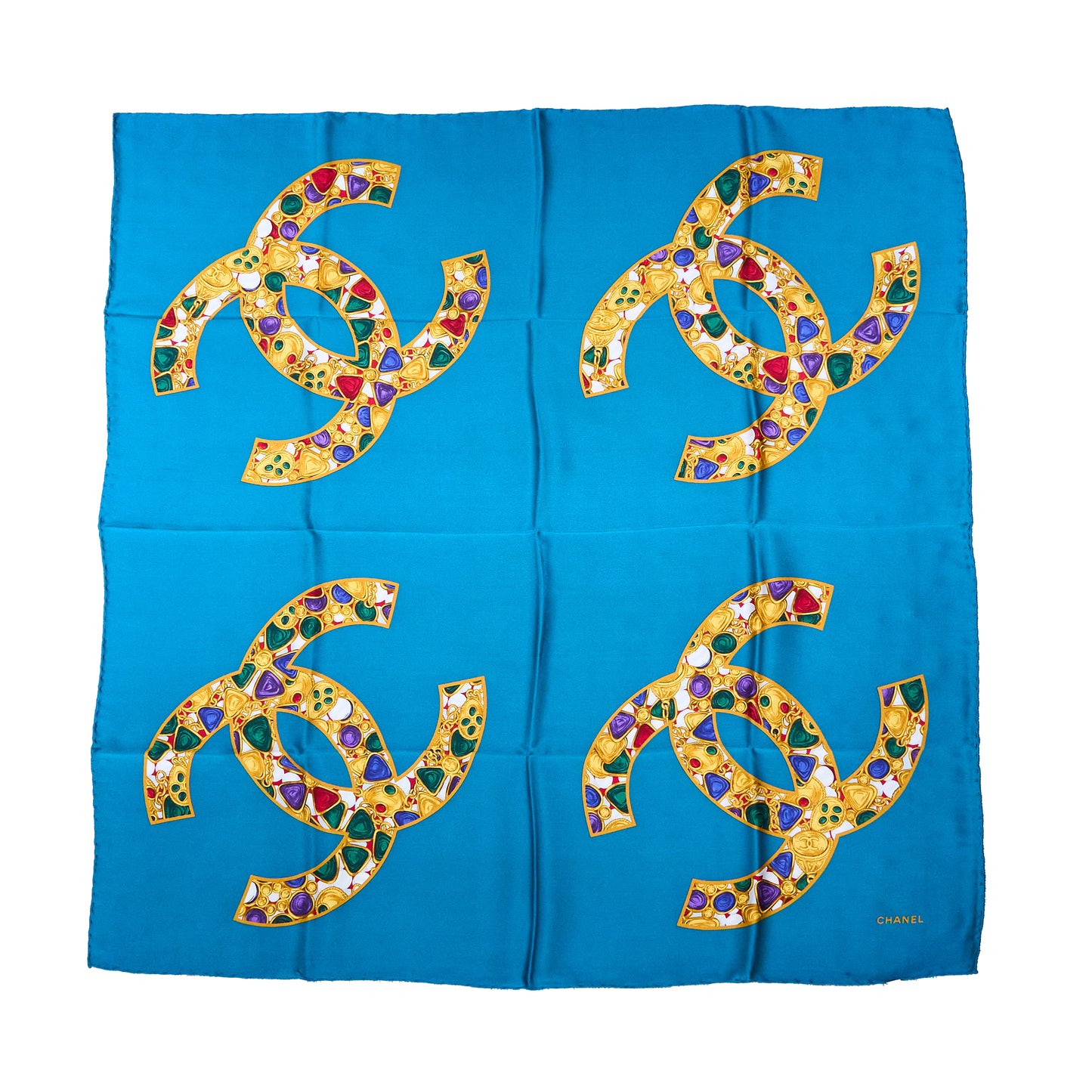 Chanel | Coco Mark Silk Scarf