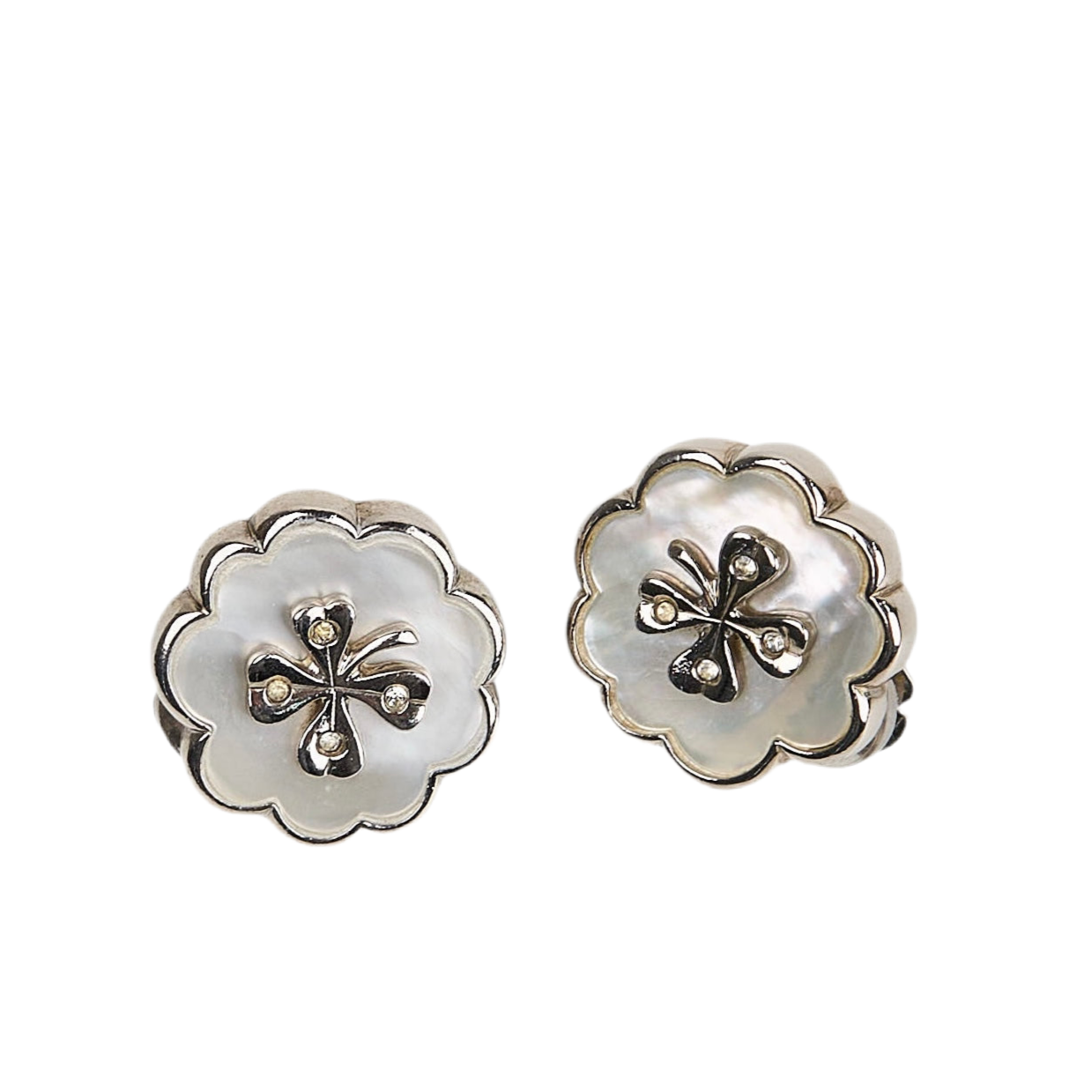 Chanel|Clover Motif Earring 98P
