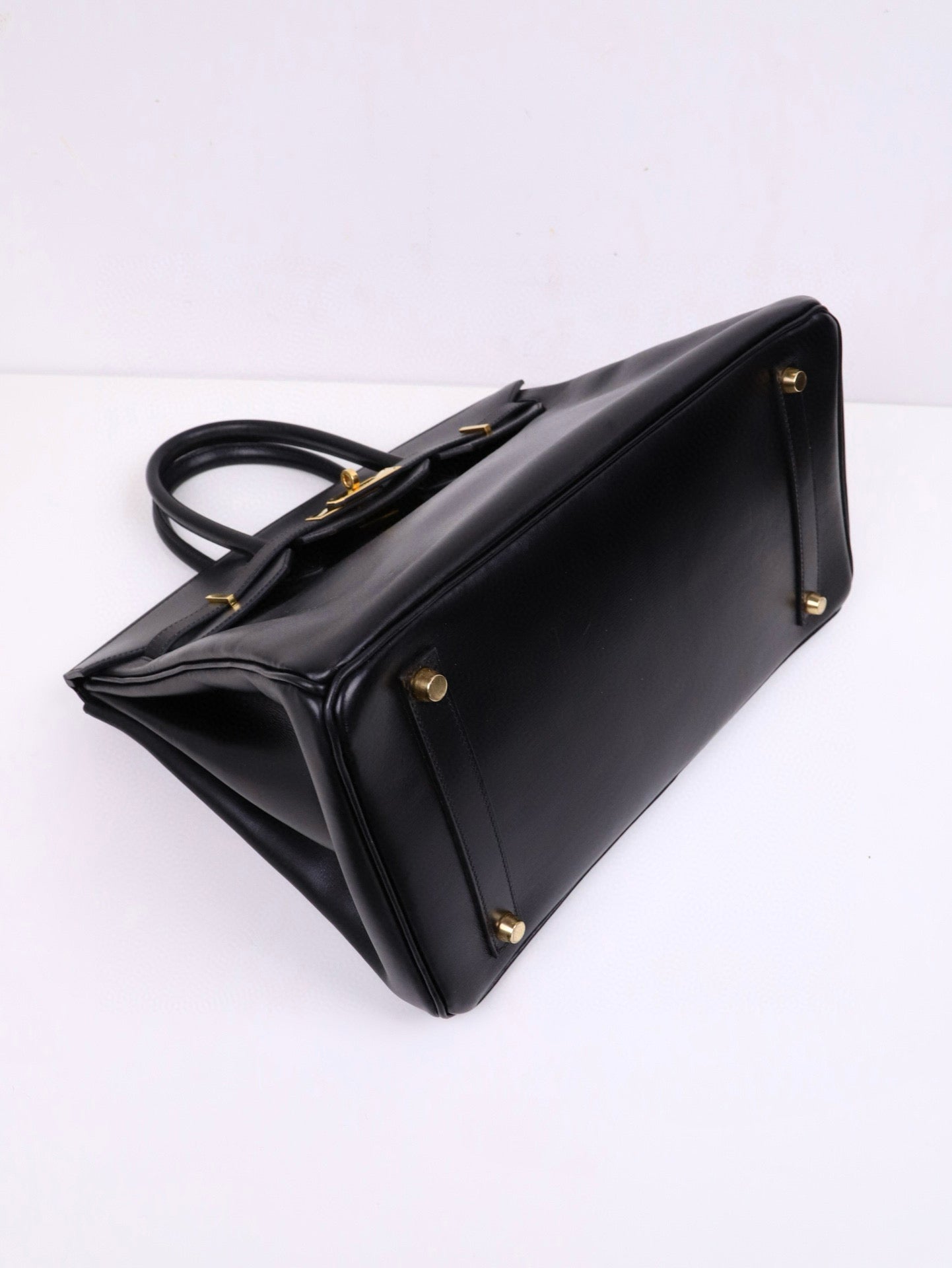 Hermes| Birkin 35 黑色 box小牛皮 口F 2002