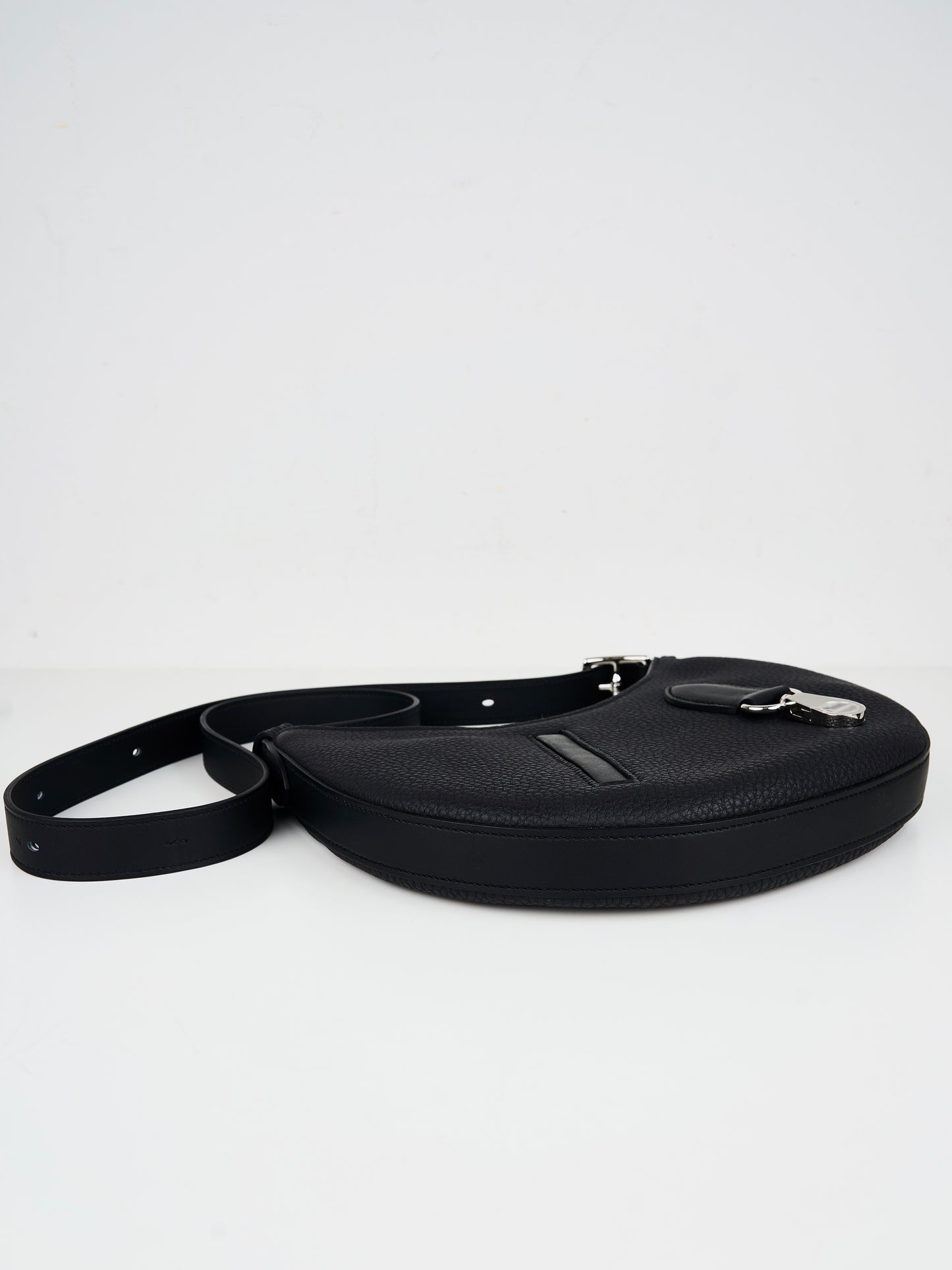 Hermes| P'tit Arcon Bag Black Togo and Swift Palladium Hardware