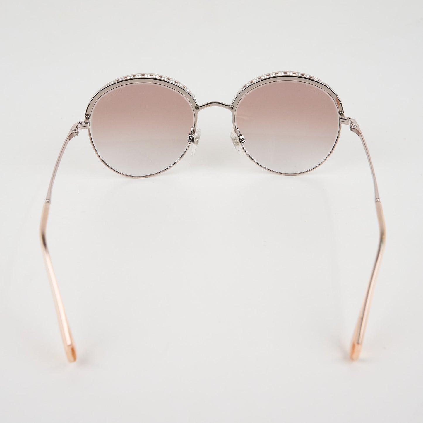 Chanel | Pearl Sunglasses Pink Gold 4247-H