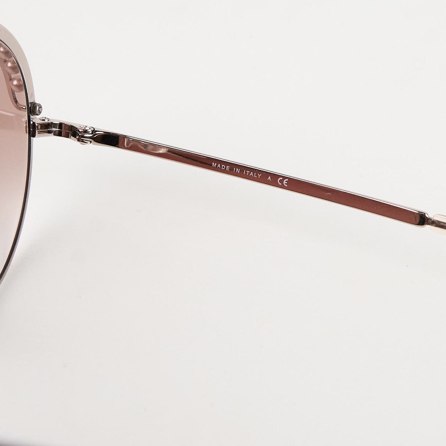 Chanel | Pearl Sunglasses Pink Gold 4247-H