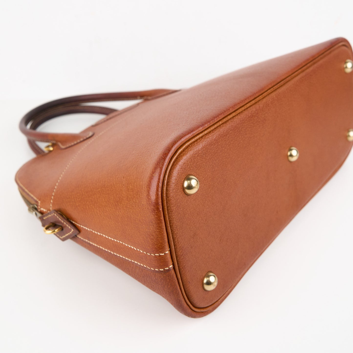 Hermes|Bolide 31 2-way Handbag Pig Skin Peau De Porc Toffee 2001