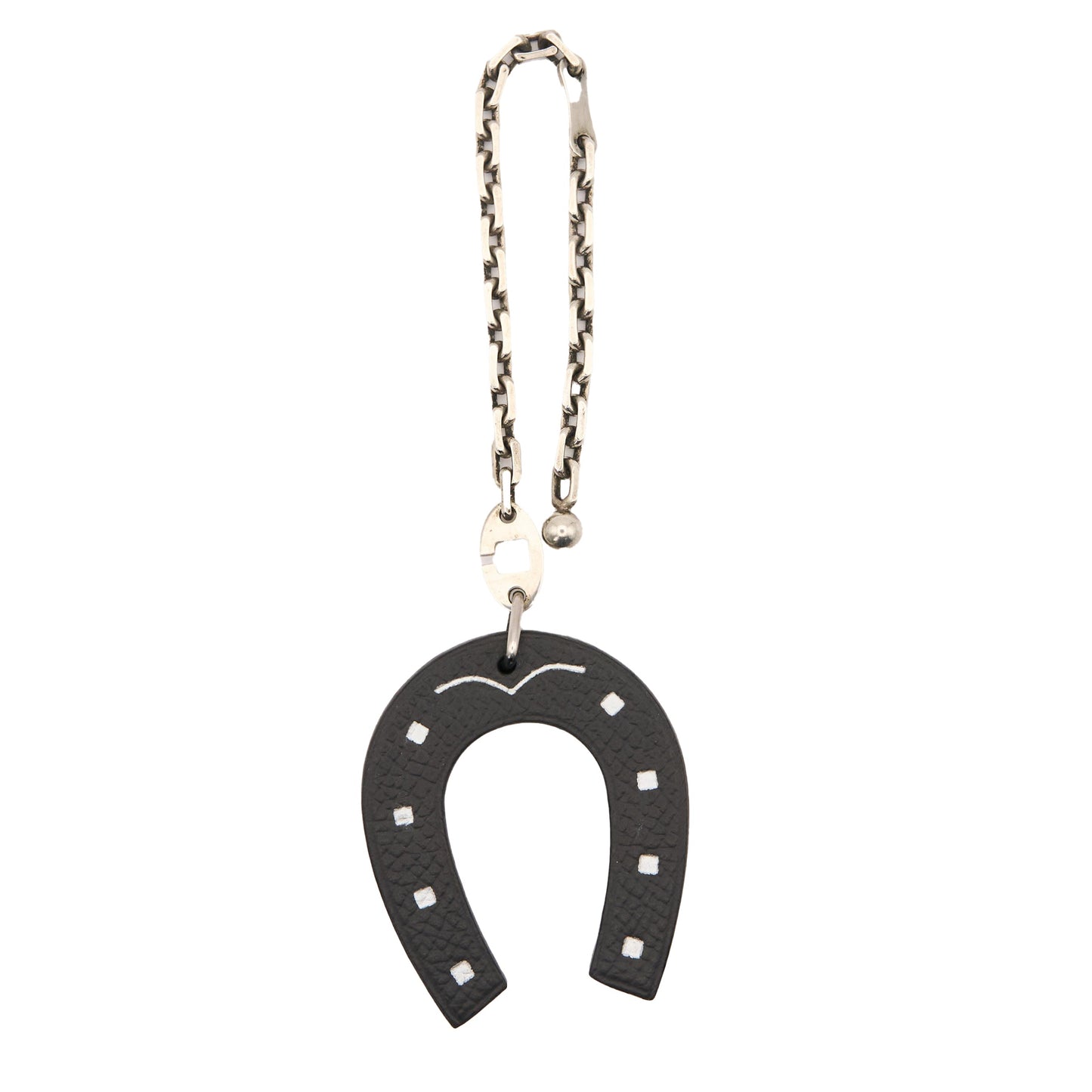 Hermes | S925 Chain Bag Charm Horse shoe