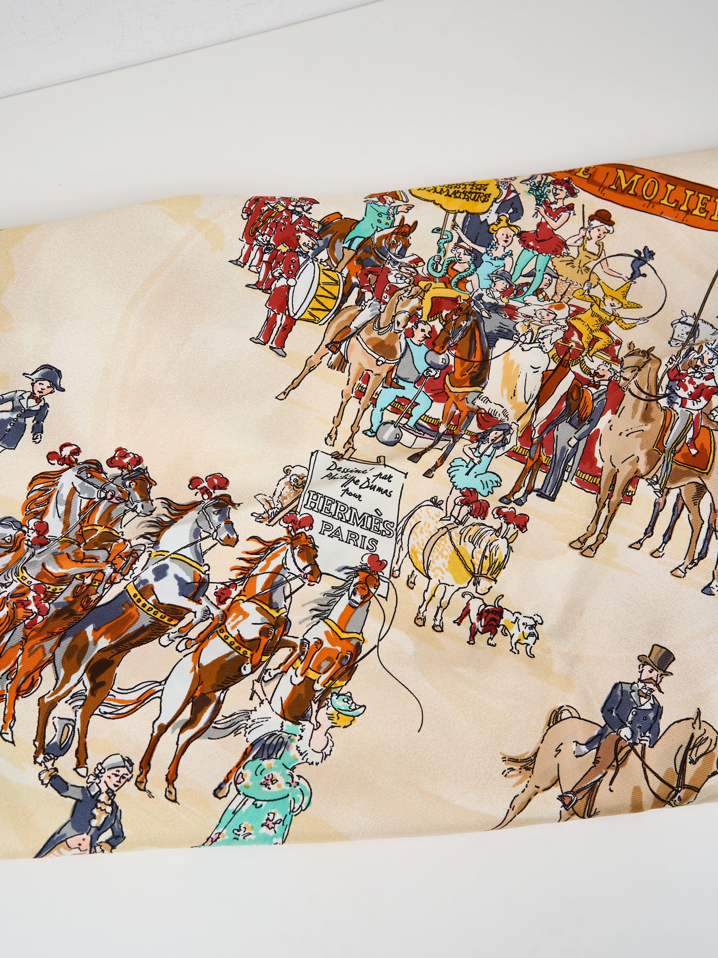 Hermes | Silk Scarf Carre 90 The circus Molier