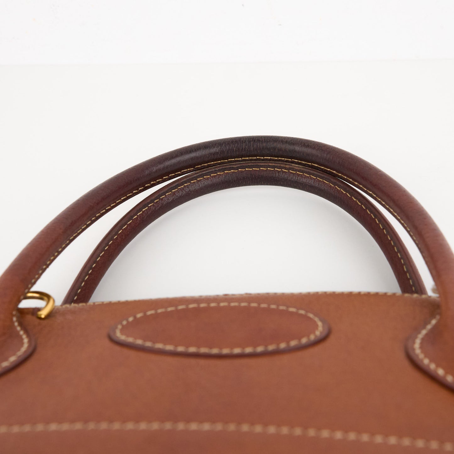 Hermes|Bolide 31 2-way Handbag Pig Skin Peau De Porc Toffee 2001