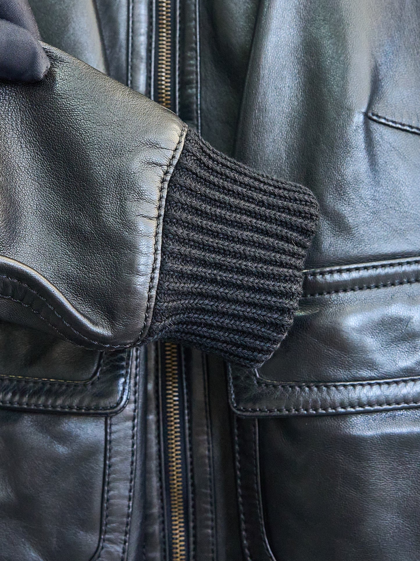Loewe | Black Lamb Leather Jacket