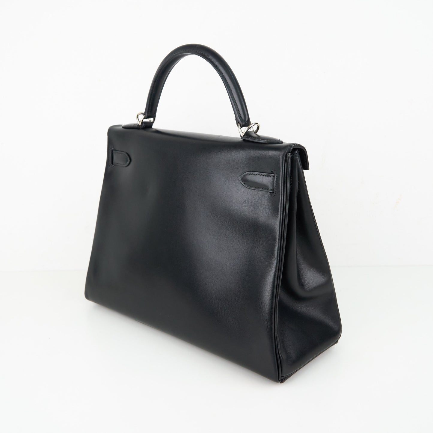 Hermes| Kelly32 Handbag Box Calf Black 2001