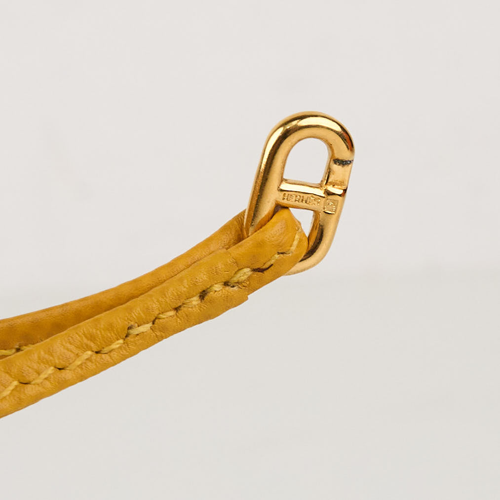 Hermes|Mini Courchevel Vespa Pouch Jaune 2000