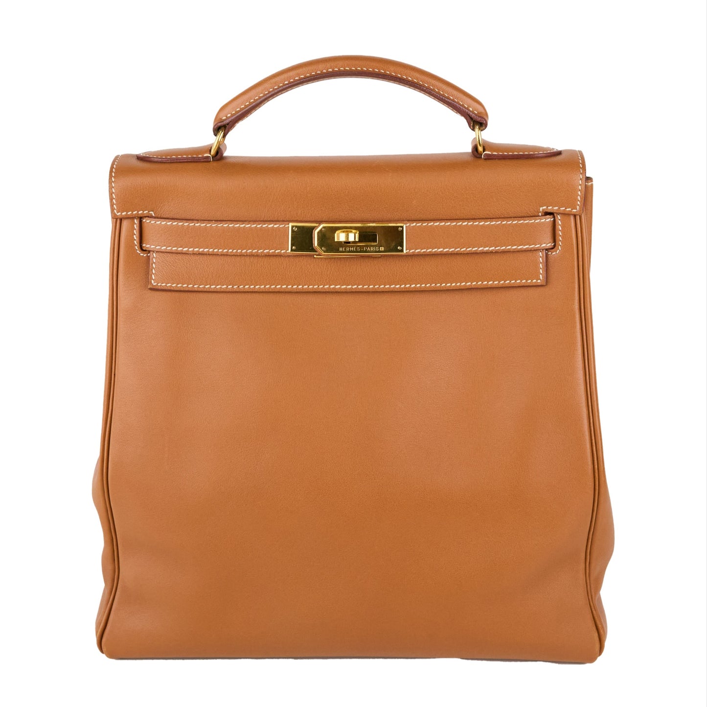 Hermes| Kelly Ado GM Gulliver Backpack Gold 1996