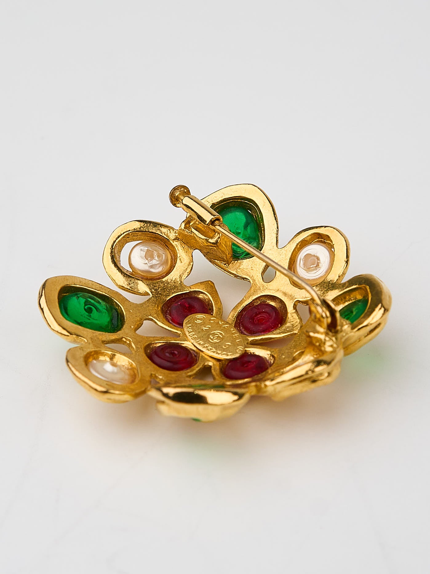 Chanel |Vintage Brooch Gripoix 1994 Gold Plated