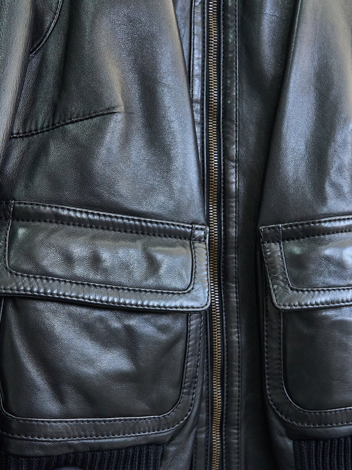 Loewe | Black Lamb Leather Jacket