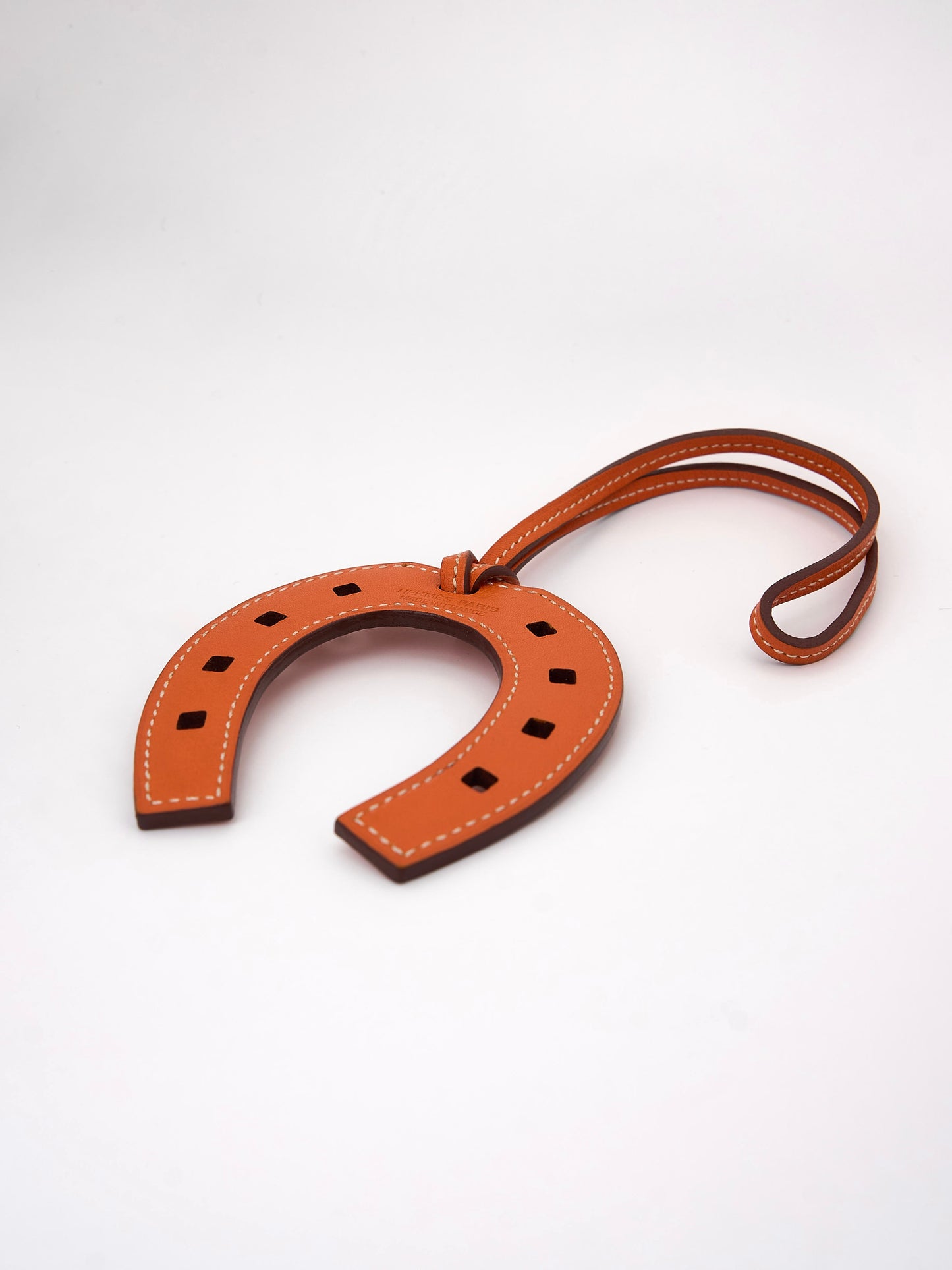 Hermes|Paddock Fer a Cheval Charm swift Orange