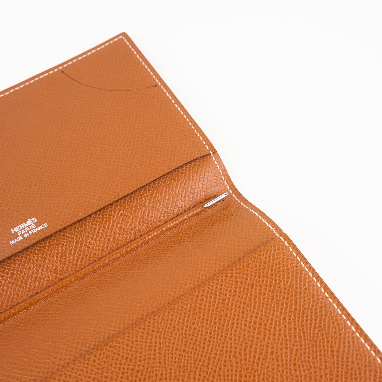 Hermes| Journal Case Passport Cover Gold Epsom 2005