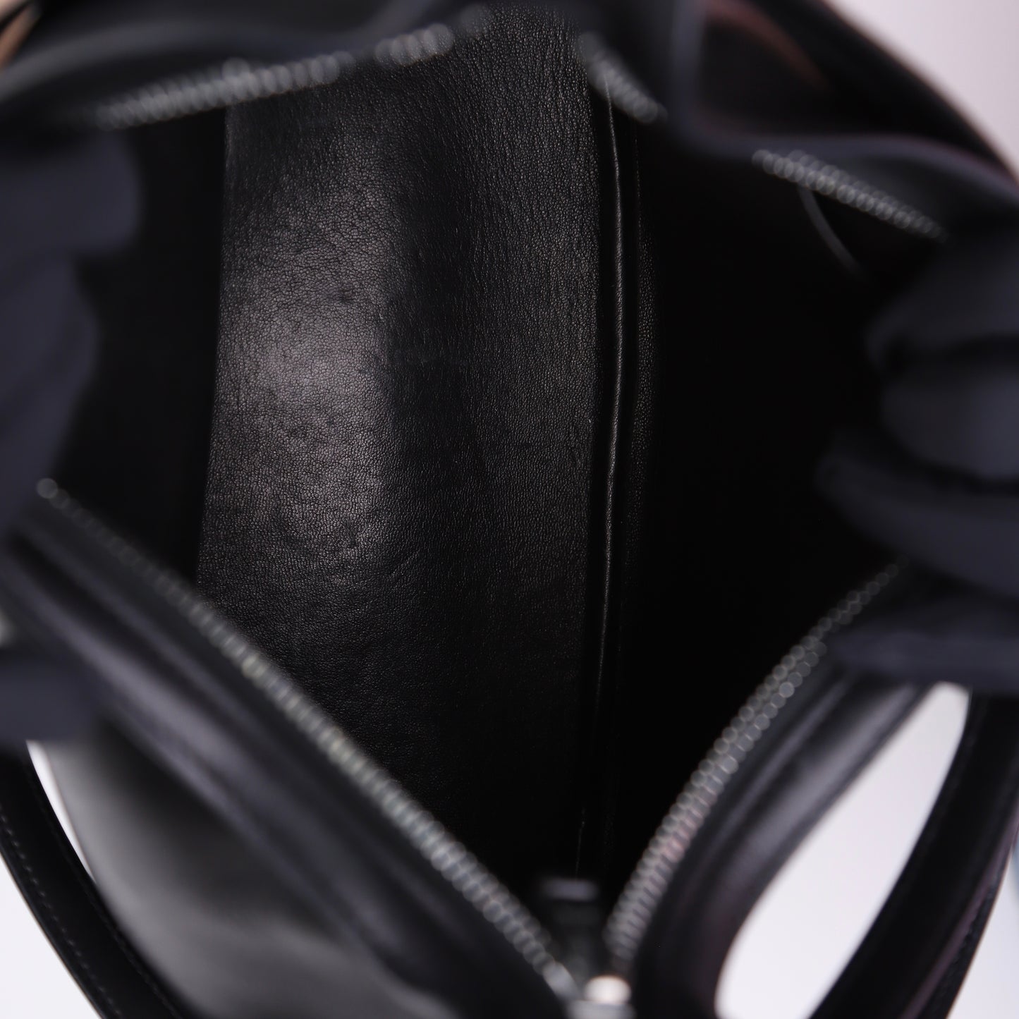 Hermes|Caporal Handbag Evercalf Black 2002 Margiela