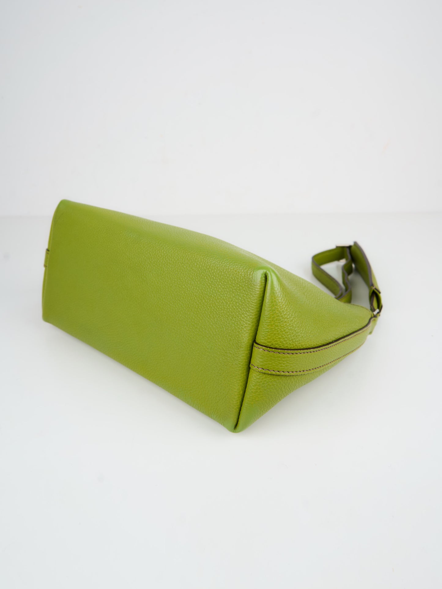 Hermes| Berlingot Shoulder Bag Togo Vert Anis 2001