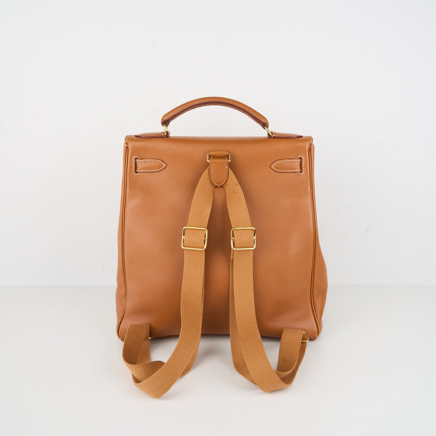 Hermes| Kelly Ado GM Gulliver Backpack Gold 1996