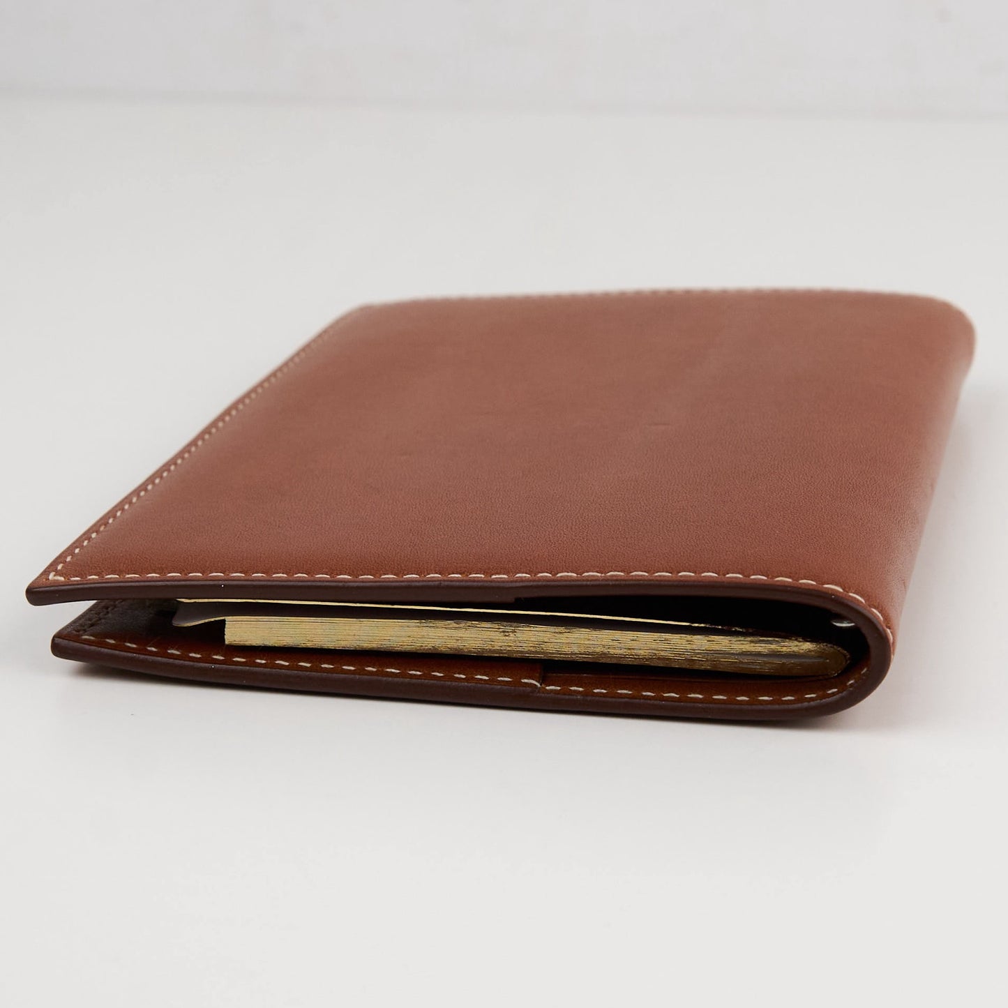 Hermes| Journal Case Passport Cover Fauve Box Calf 2008
