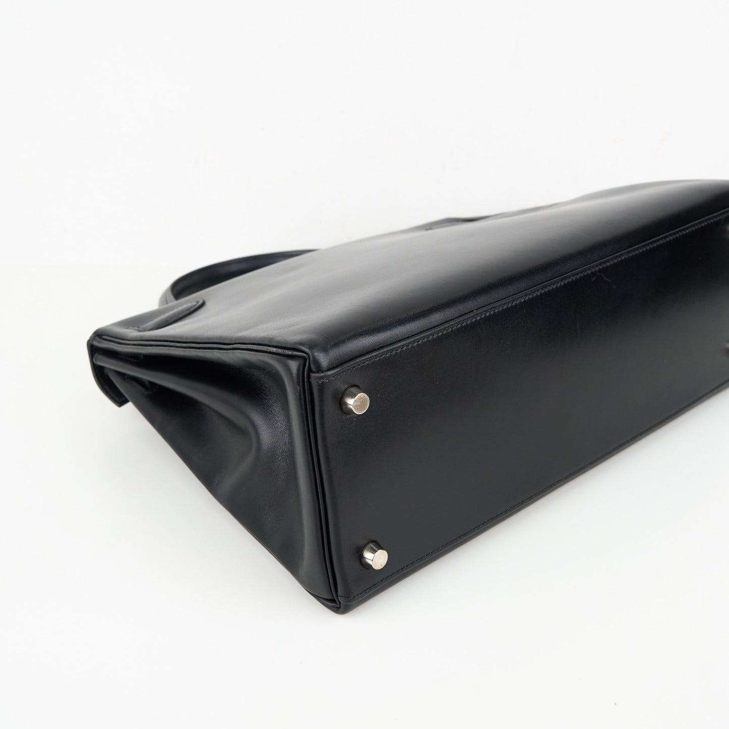 Hermes| Kelly32 Handbag Box Calf Black 2001