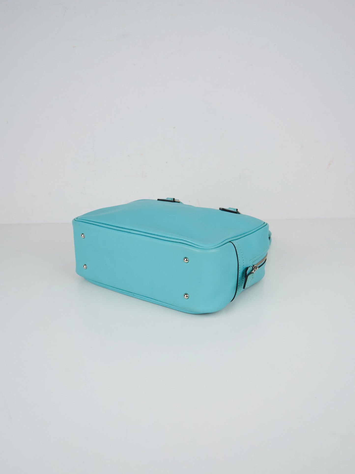 Hermes| Plume Mini Handbag Plume 20 Blue Atoll 2015 Swift