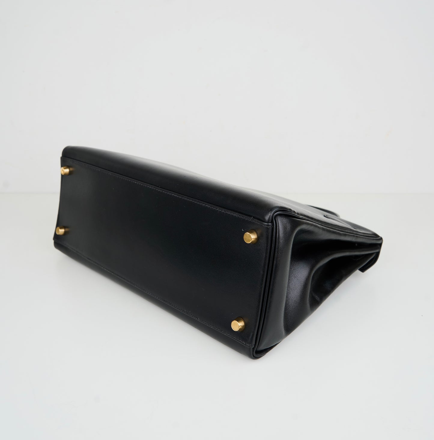 Hermes| Kelly 32 Black box calf Handbag 1993