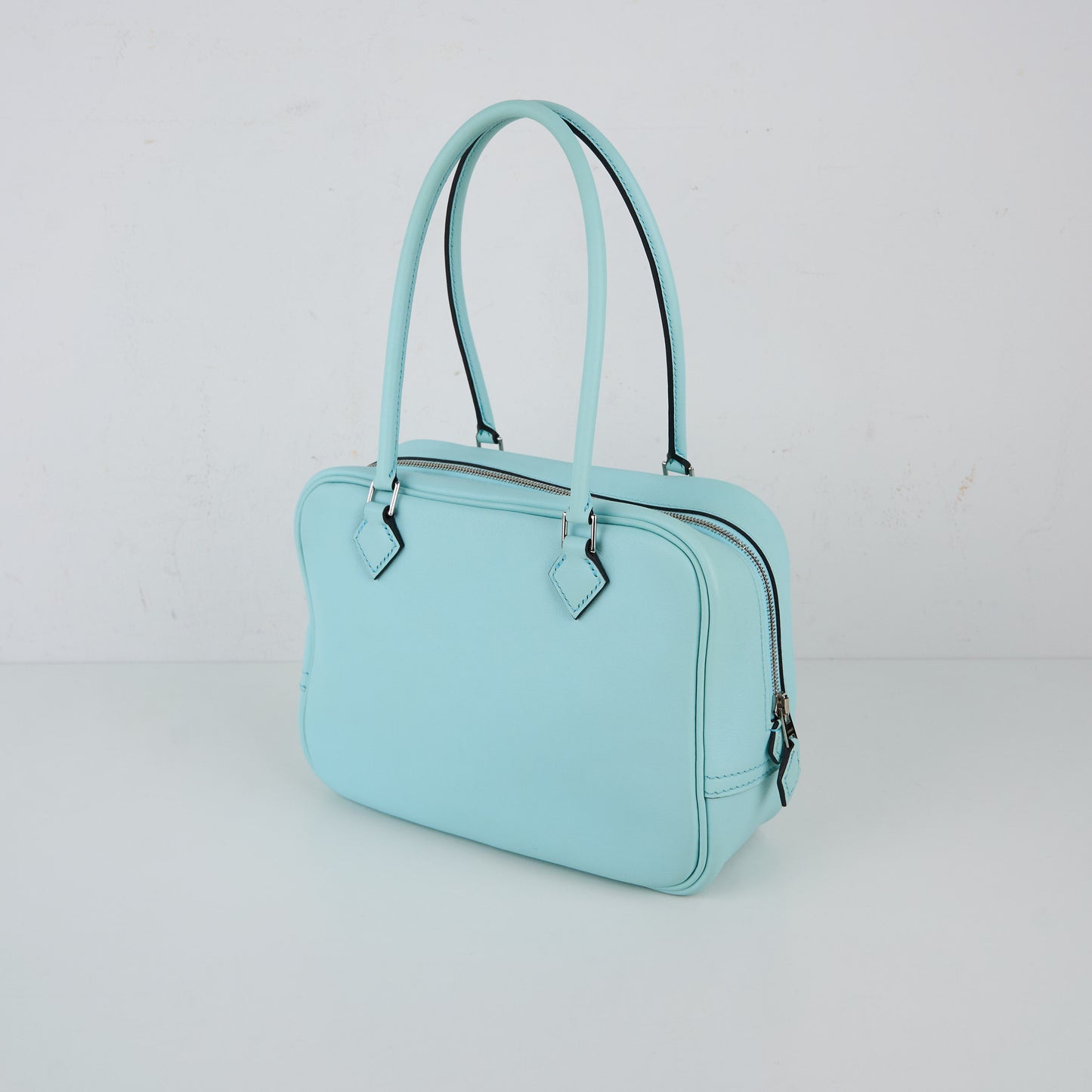 Hermes| Plume Mini Handbag Plume 20 Blue Zephyr 2017 Swift