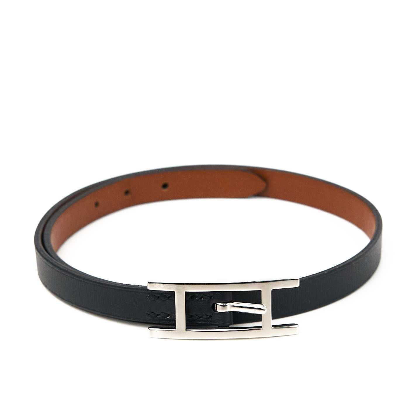 Hermes |Behapi Double Tour bracelet Black Swift