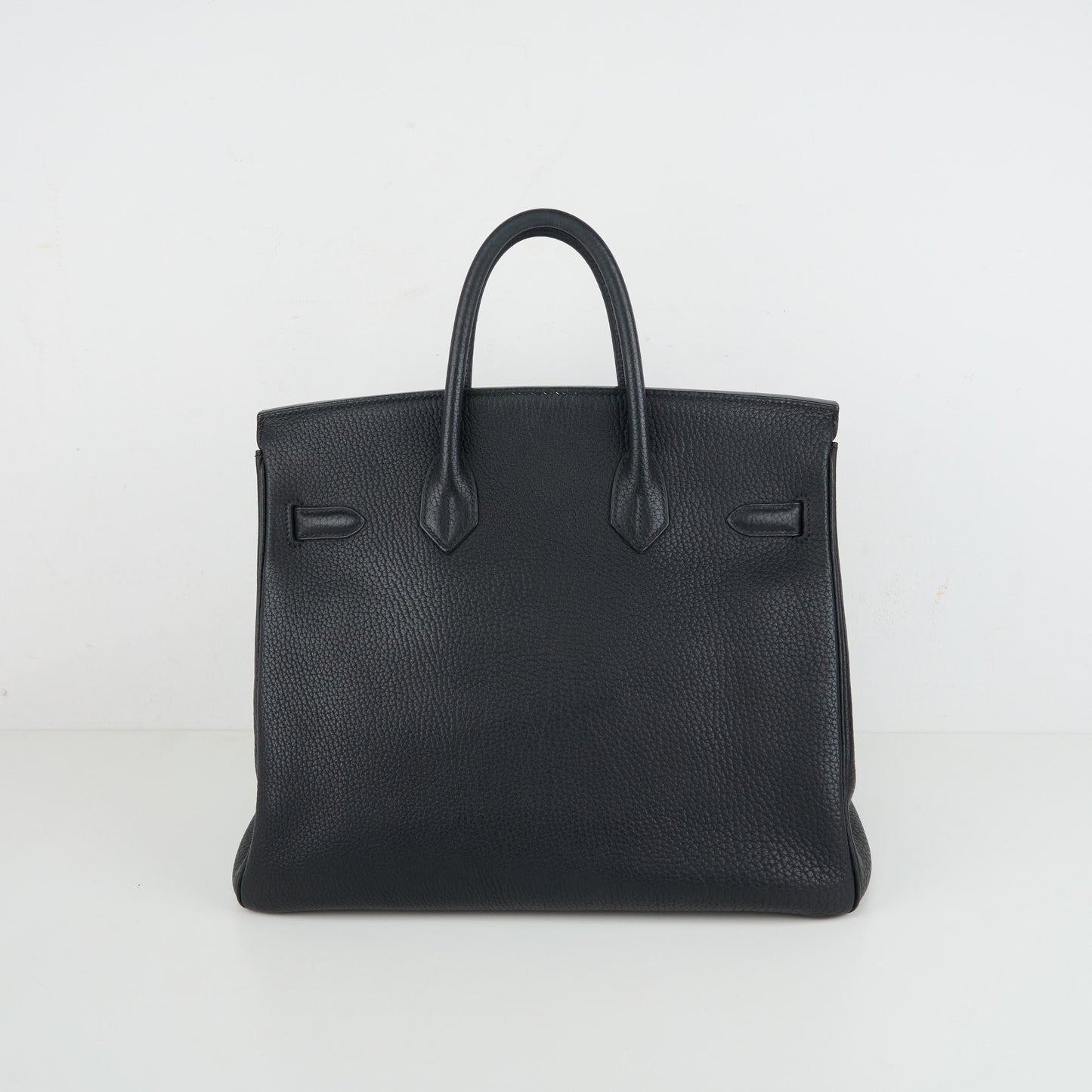 Hermes|HAC 32 Haut a Courroies Handbag Fjord Black 2004