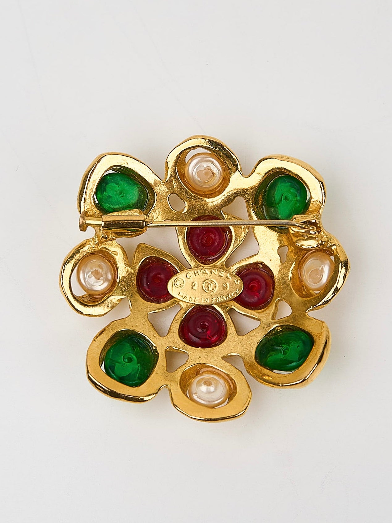 Chanel |Vintage Brooch Gripoix 1994 Gold Plated
