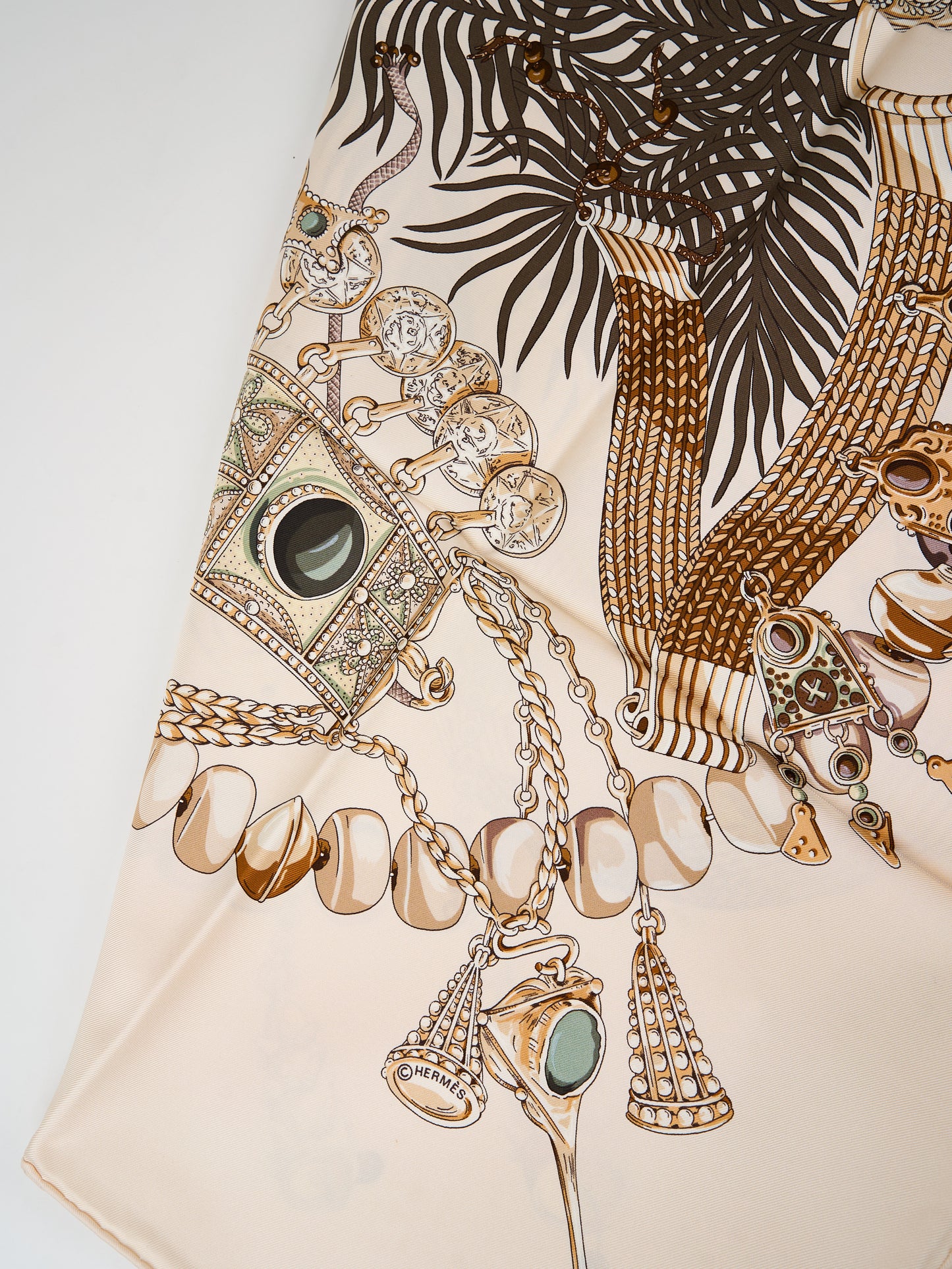 Hermes | Silk Scarf Carre 90 Terre Precious
