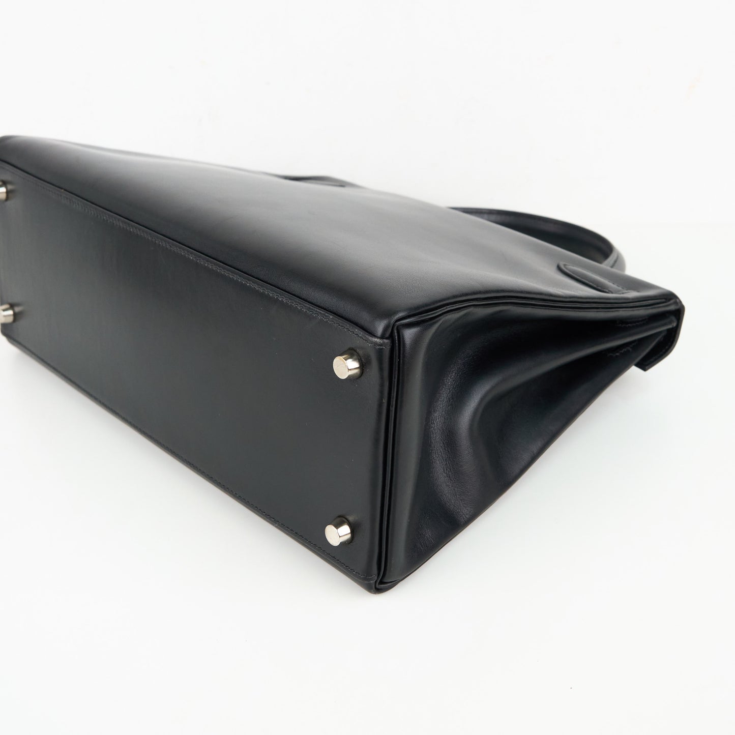 Hermes| Kelly32 Handbag Box Calf Black 2001