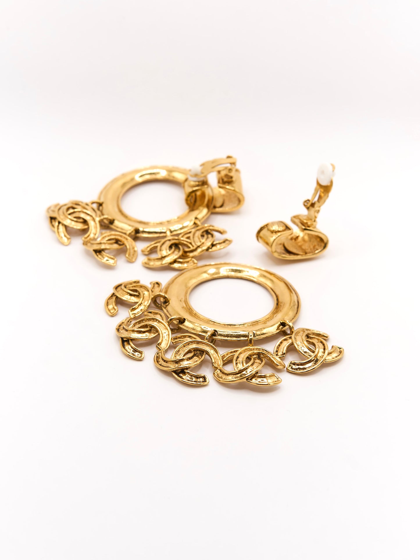 Chanel| Coco Mark 2 Way Vintage Earring 94P