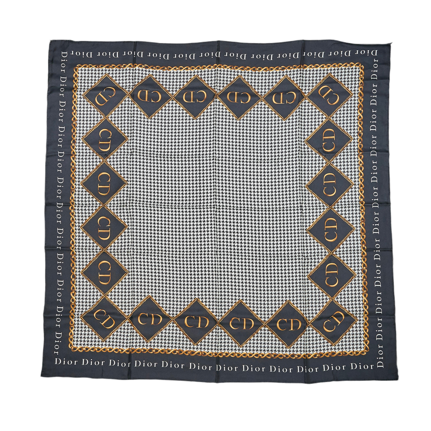 Christian Dior | Silk Scarf CD logo