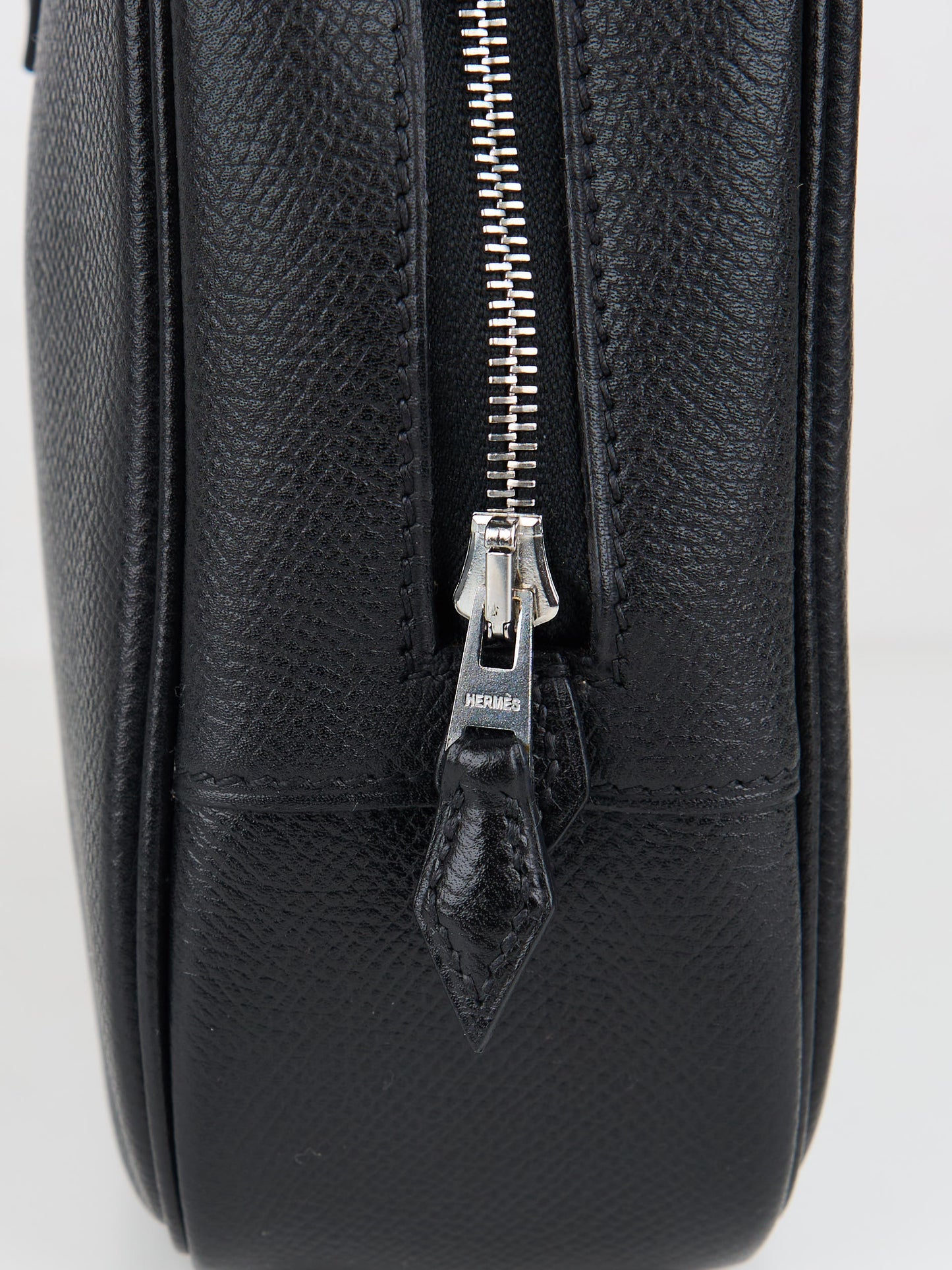 Hermes|Plume elan 28 Handbag Black Epsom 2005