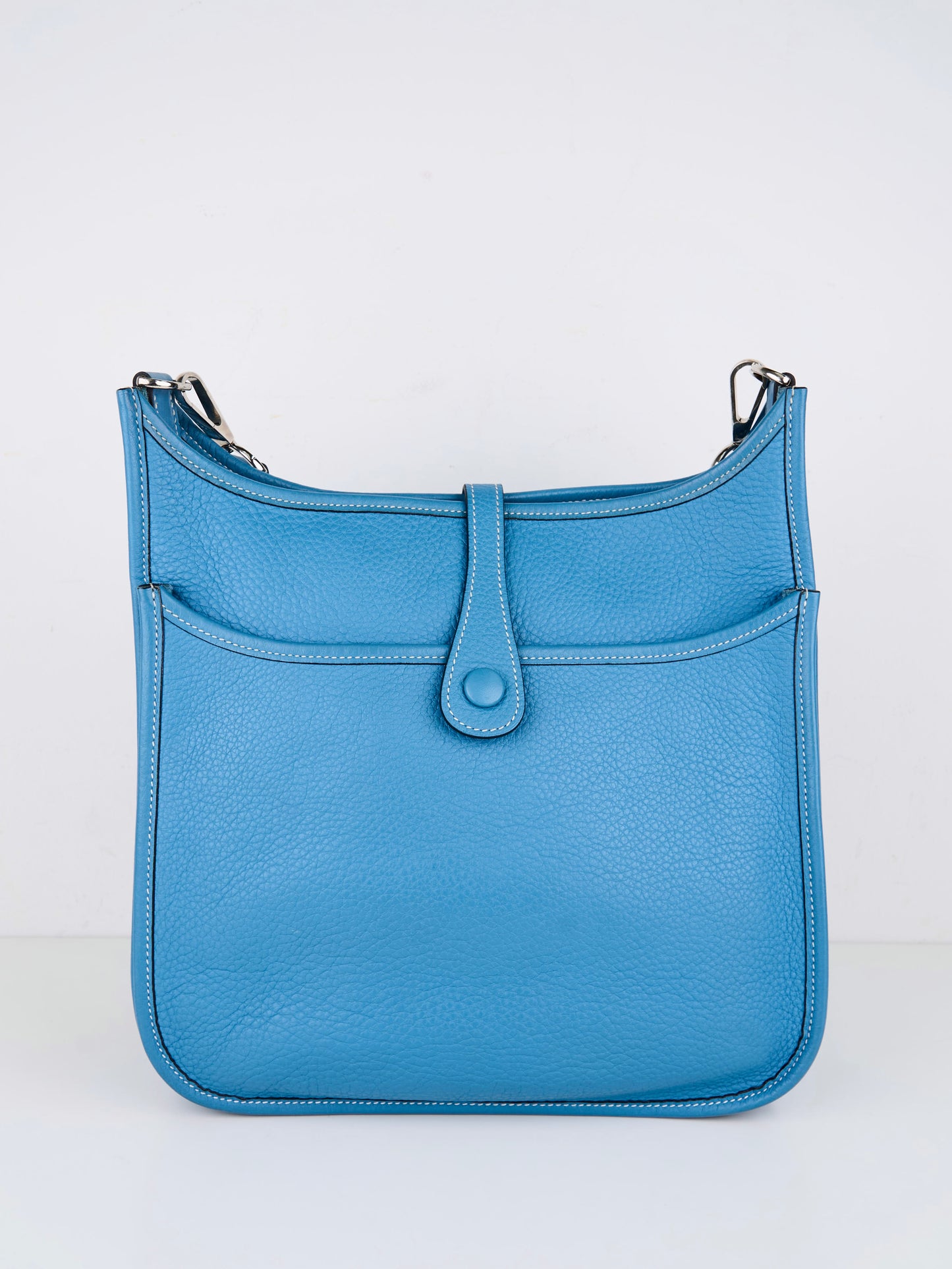 Hermes| Evelyne II PM Blue Jean Taurillon Clemence Shoulder bag 2005
