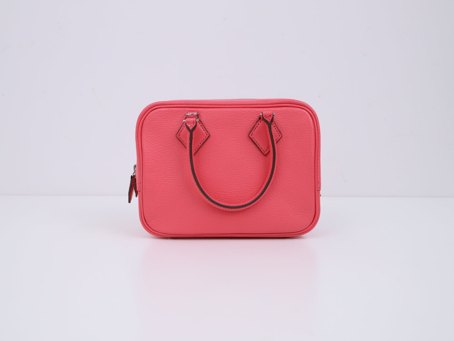 Hermes| Plume Mini II Handbag /shoulderbag Rose lipstick 2018 Cherve