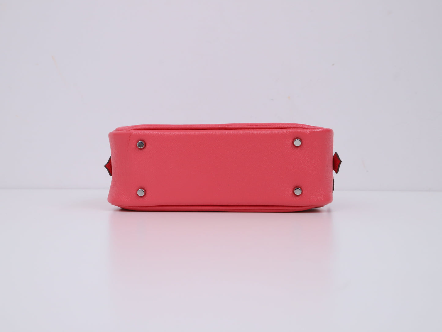 Hermes| Plume Mini II Handbag /shoulderbag Rose lipstick 2018 Cherve