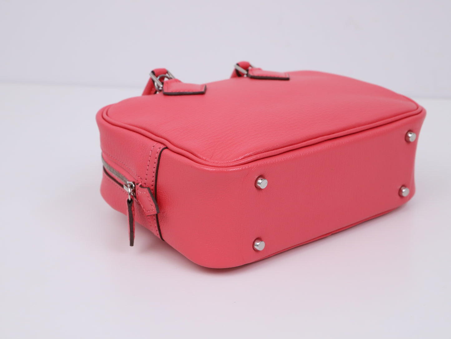 Hermes| Plume Mini II Handbag /shoulderbag Rose lipstick 2018 Cherve