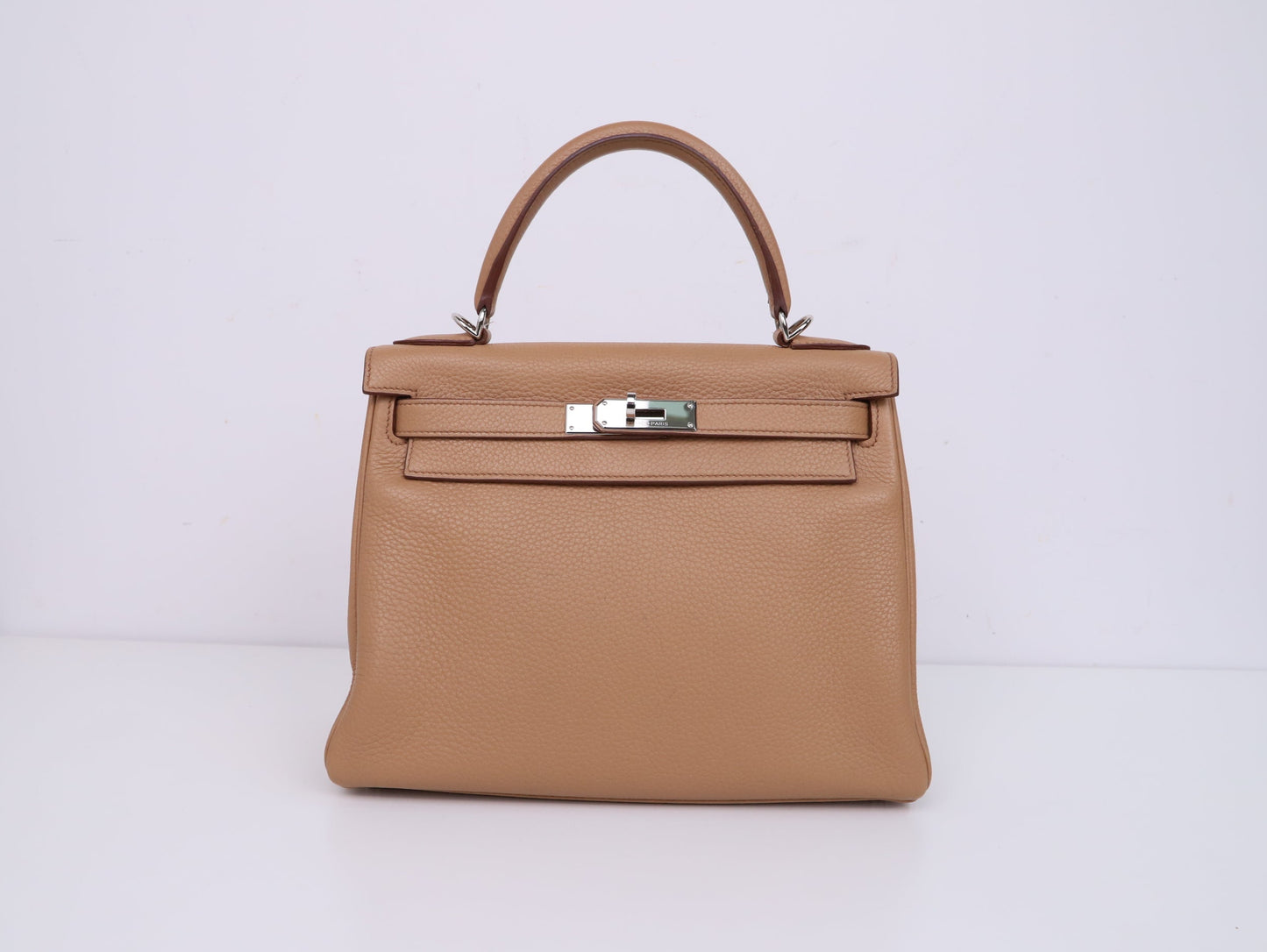 Hermes| Kelly 28 手提包 Togo 烟草驼色 口L 2008